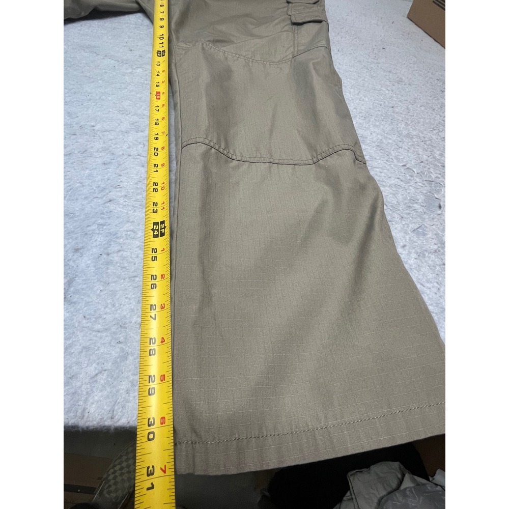 5.11 Tactical Mens Khaki Ripstop Cargo Pants 42x32 Tan Multi Pocket Utility - Picture 4 of 7